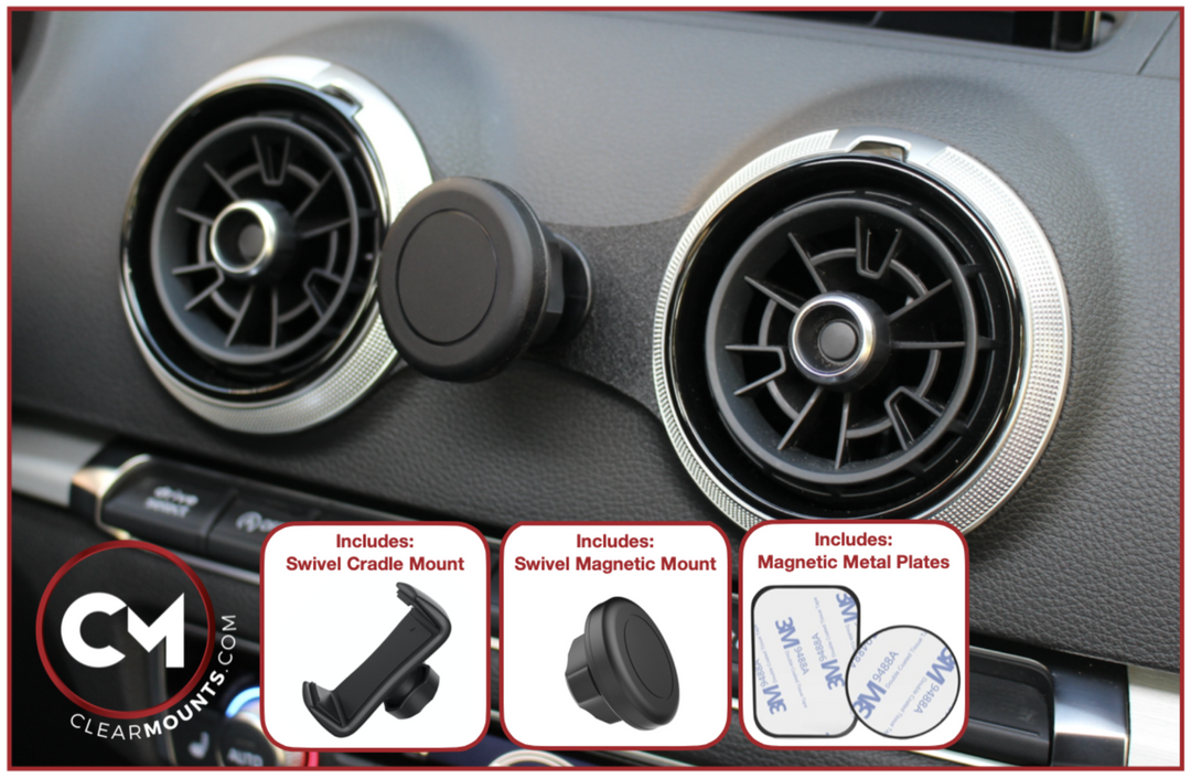 Audi A3(8V)用 スマートフォンホルダー ボールジョイント&スライドアームタイプ